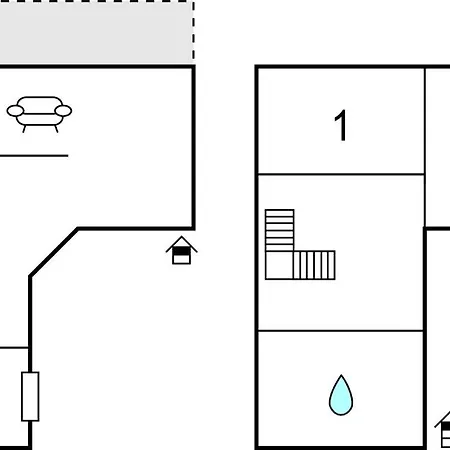 1 Bedroom Front In Ferienhaus